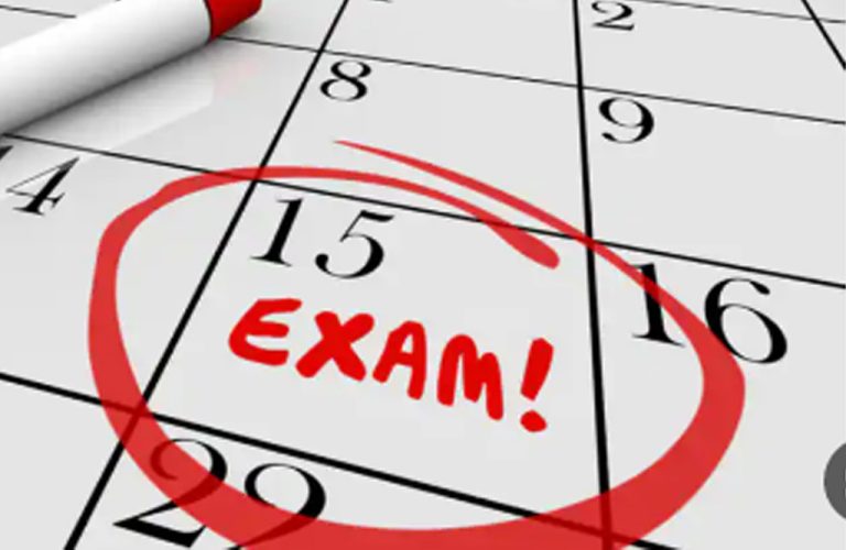 تقویم آزمون ها